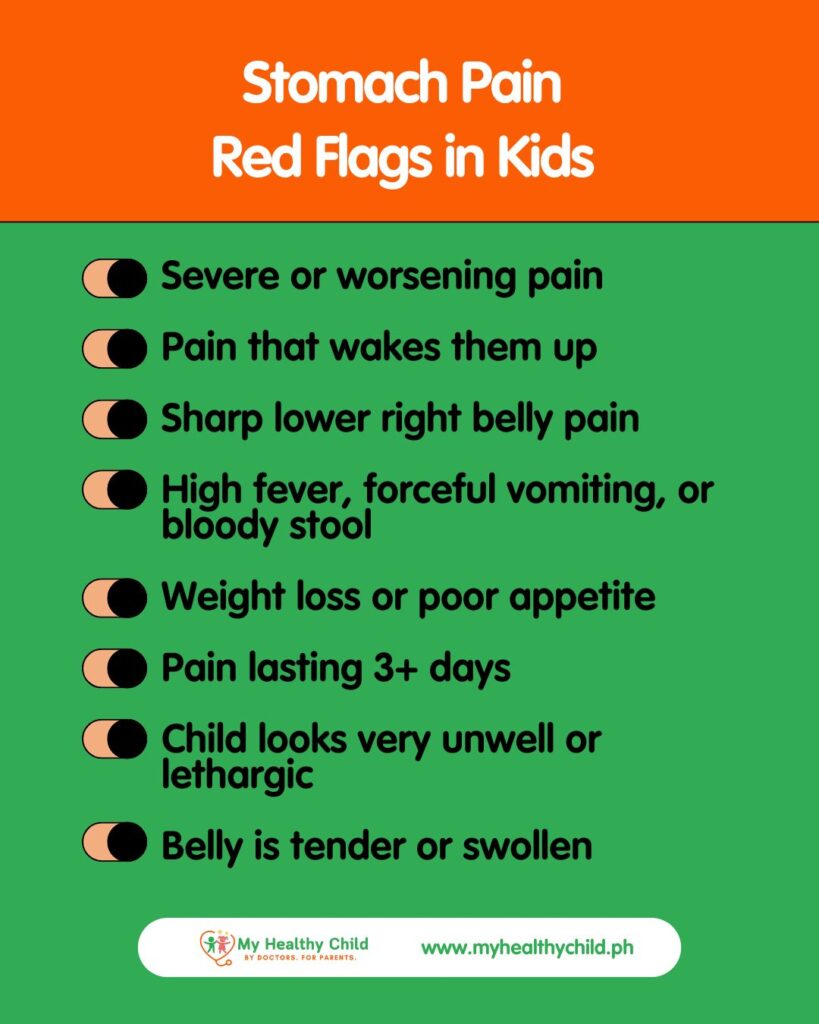 Stomach Pain Red Flags in Kids